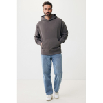 Relaxed fit sweater van eco-katoen 340 g/m2 Iqoniq Yoho kleur mat zilver