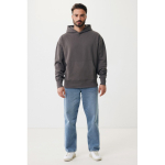 Relaxed fit sweater van eco-katoen 340 g/m2 Iqoniq Yoho kleur mat zilver