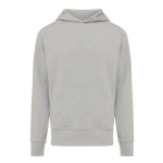 Relaxed fit sweater van eco-katoen 340 g/m2 Iqoniq Yoho kleur lichtgrijs