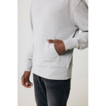 Relaxed fit sweater van eco-katoen 340 g/m2 Iqoniq Yoho kleur lichtgrijs