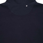 Relaxed fit sweater van eco-katoen 340 g/m2 Iqoniq Yoho kleur marineblauw vierde weergave