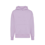 Relaxed fit sweater van eco-katoen 340 g/m2 Iqoniq Yoho kleur lila
