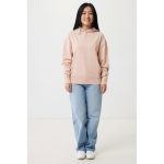 Relaxed fit sweater van eco-katoen 340 g/m2 Iqoniq Yoho kleur rose paztel vierde weergave met model