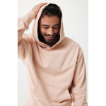 Relaxed fit sweater van eco-katoen 340 g/m2 Iqoniq Yoho kleur rose paztel