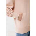 Relaxed fit sweater van eco-katoen 340 g/m2 Iqoniq Yoho kleur rose paztel
