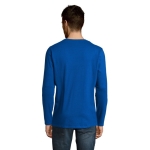 T-shirt met lange mouwen van 100% katoen 190 g/m2 SOL'S Imperial kleur koningsblauw tweede foto weergave