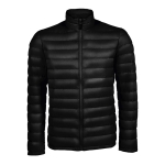 Herenjas van gerecycled polyester en sorona SOL'S Wilson kleur zwart
