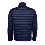 Herenjas van gerecycled polyester en sorona SOL'S Wilson kleur marineblauw achter aanzicht