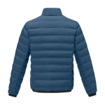 Donsjacket van polyester voor heren 164 g/m2 Elevate Life kleur cyaan blauw tweede weergave achterkant