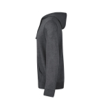 Uniseks sweatshirt van katoen en polyester 175 g/m2 MKT Landon kleur zwart tweede weergave