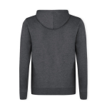 Uniseks sweatshirt van katoen en polyester 175 g/m2 MKT Landon kleur zwart derde weergave