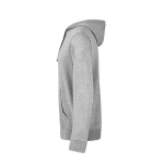 Uniseks sweatshirt van katoen en polyester 175 g/m2 MKT Landon kleur grijs tweede weergave