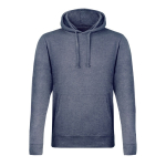 Uniseks sweatshirt van katoen en polyester 175 g/m2 MKT Landon kleur marineblauw  negende weergave