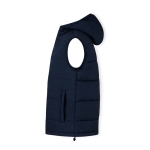 Polyester bodywarmer met geïntegreerde vaste capuchon MKT Brooke derde weergave