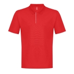 Herenpolo van gerecycled polyester 180 g/m2 THC DYNAMIC kleur rood