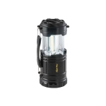 2-in-1 zaklamp met krachtige buitenlamp en lantaarn met zijhandgreep kleur zwart afbeelding met logo 2