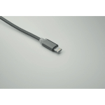 2-in-1 sleutelhanger met oplaadkabel met 3 aansluitingen