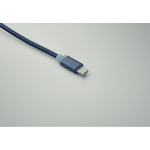 2-in-1 sleutelhanger met oplaadkabel met 3 aansluitingen