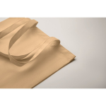 Non-woven RPET boodschappentas met lange hengsels 80 g/m2 kleur ivoor foto bekijken derde weergave