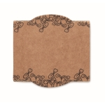 Terracotta pot met waterkerszaden en grondtablet inbegrepen kleur hout vierde weergave