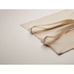 Boodschappentas van polykatoen met lange hengsels 130 g/m2 kleur beige foto bekijken derde weergave