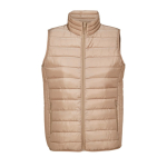Dames bodywarmer met zijzakken SOL'S Stream 280 g/m² kleur beige