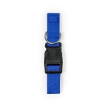 Polyester huisdierhalsband met verstelbaar lint en kliksluiting kleur blauw  negende weergave