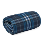 Promotionele RPET fleecedeken met hoes 180 g/m2 Gstaad kleur blauw  negende weergave