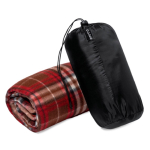 Promotionele RPET fleecedeken met hoes 180 g/m2 Gstaad tweede weergave