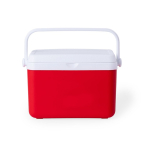 Vintage dubbelwandige koelbox met stevige handgreep, inhoud 4L kleur rood  negende weergave