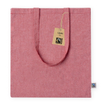 Fair-Trade gecertificeerde tas met lange hengsels 120 g/m2
