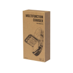 Draadloze bamboe oplader met kalender en telefoonhouder 15W