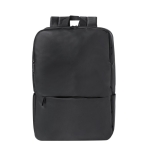 Rugzak van kunstleer met tablet- en 15''-laptopvak kleur zwart  negende weergave