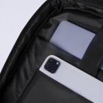 Rugzak van kunstleer met tablet- en 15''-laptopvak zesde weergave