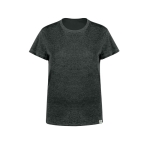 T-shirt voor vrouwen van gerecycled katoen en RPET 150 g/m2 kleur grijs  negende weergave