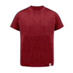 Kinder T-shirt van gerecycled katoen en RPET 150 g/m2 kleur rood  negende weergave
