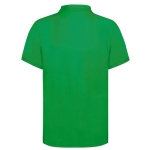 Unisex polo van 100% gekamd katoen met 2 knopen Ring Spun 220 g/m2 kleur groen tweede weergave