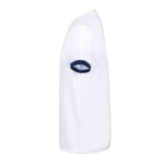 Technisch ademend polyester T-shirt met tweekleurig ontwerp 135 g/m2 kleur wit derde weergave