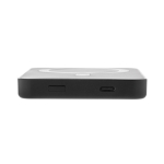Draadloze powerbank met magneet en stroomindicator 5.000 mAh kleur zwart zesde weergave