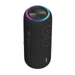 Waterdichte draadloze luidspreker met dubbele subwoofers van 30 W kleur zwart