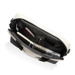 Laptoptas van RPET met meerdere binnenvakken 15,6” kleur gebroken wit vijfde weergave