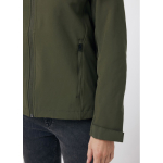 Softshell herenjas, casual fit, 300 g/m2 Iqoniq kleur khaki derde weergave met model