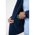 Softshell herenjas, casual fit, 300 g/m2 Iqoniq kleur marineblauw