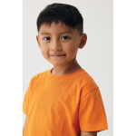 Kinder T-shirt van gerecycled katoen, 160 g/m2 Iqoniq kleur oranje