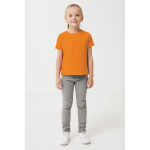 Kinder T-shirt van gerecycled katoen, 160 g/m2 Iqoniq kleur oranje