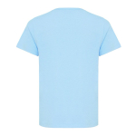 Kinder T-shirt van gerecycled katoen, 160 g/m2 Iqoniq kleur cyaan blauw tweede weergave
