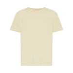 Kinder T-shirt van gerecycled katoen, 160 g/m2 Iqoniq kleur lichtgeel