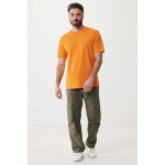 Unisex T-shirt van gerecycled katoen, slim fit, 160 g/m2 Iqoniq kleur oranje