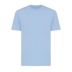 Unisex T-shirt van gerecycled katoen, slim fit, 160 g/m2 Iqoniq kleur cyaan blauw