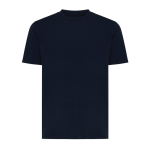 Unisex T-shirt van gerecycled katoen, slim fit, 160 g/m2 Iqoniq kleur marineblauw